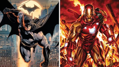 Gambar Mana Yang Lebih Kaya? Batman Dan Iron Man.