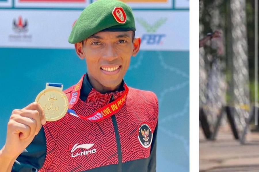 Profil Lettu Agus Prayogo,  Personil TNI yang Raih Medali Emas Maraton SEA Games 2023 